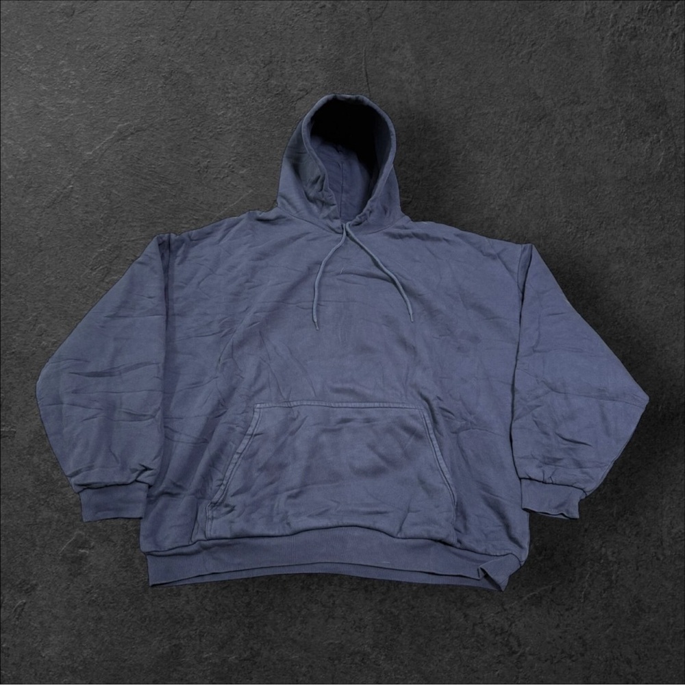 NEW YZY Yeezy gap oversized h18 pullover heavy double lined navy hoodie XL